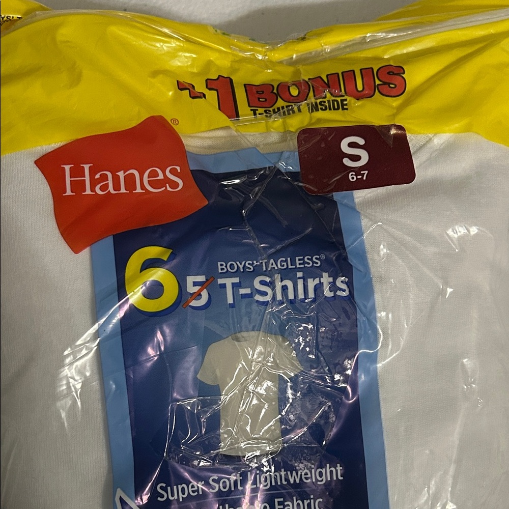 Hanes Soft White T-Shirts 6-Pack - Picture 2 of 2